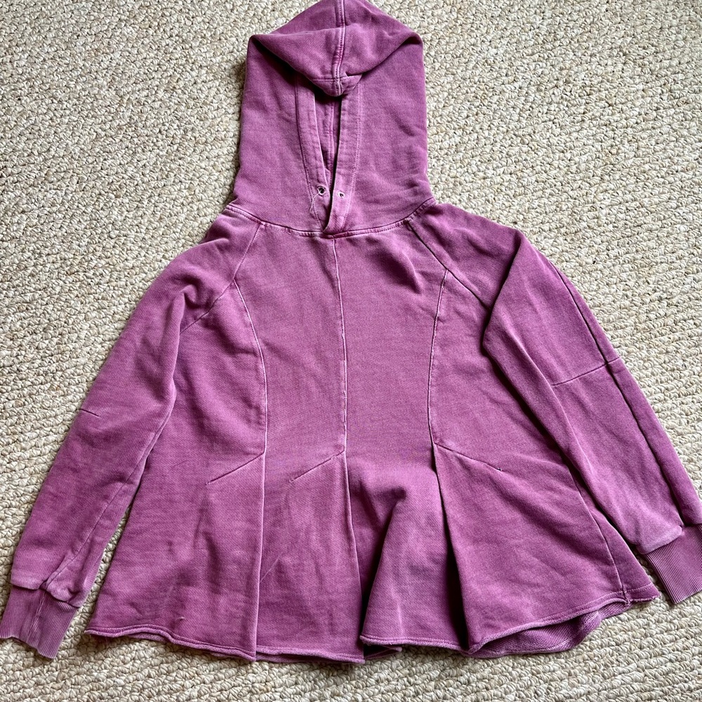 Anthropologie Pilcro and The Letterpress Flynn Hoodie Purple Women's X-Small